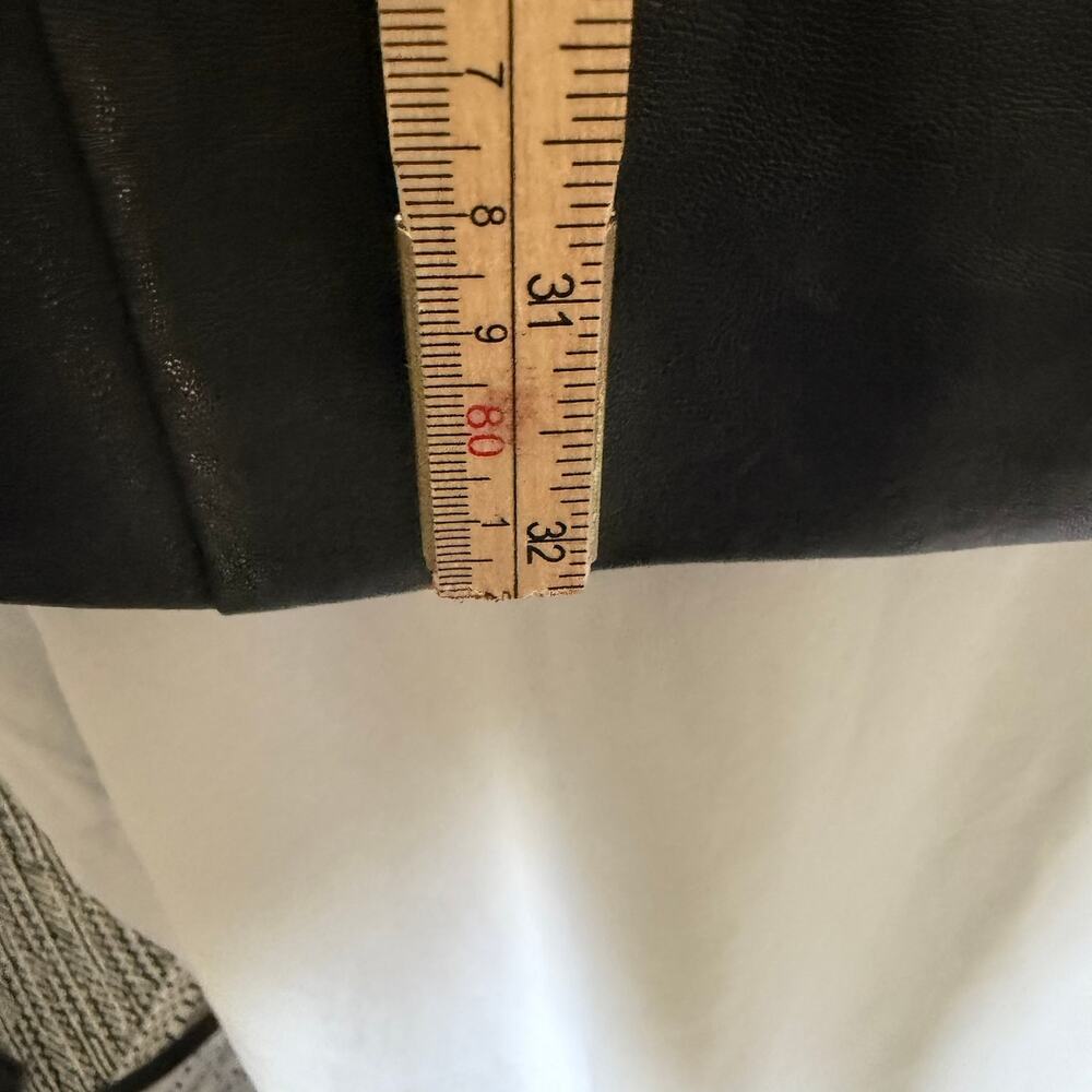 Bardot Dante Black Faux Leather Midi Skirt Size S Capsule Wardrobe - Picture 8 of 8